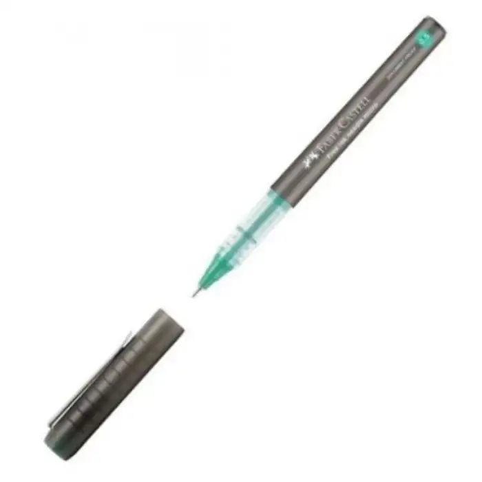 FABER CASTELL Roller Kalem Free Ink Needle 0.5 Mm YEŞİL