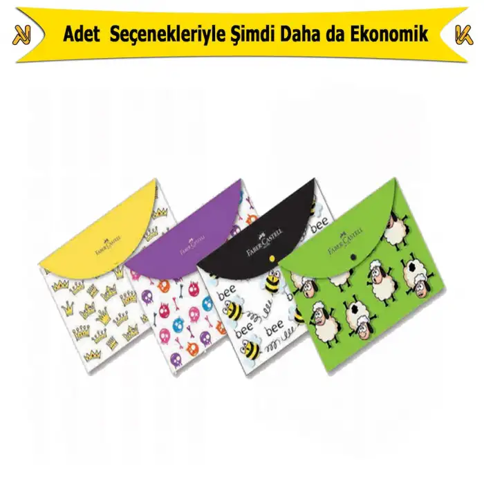 FABER CASTELL TRENDY ÇIT ÇITLI DOSYA