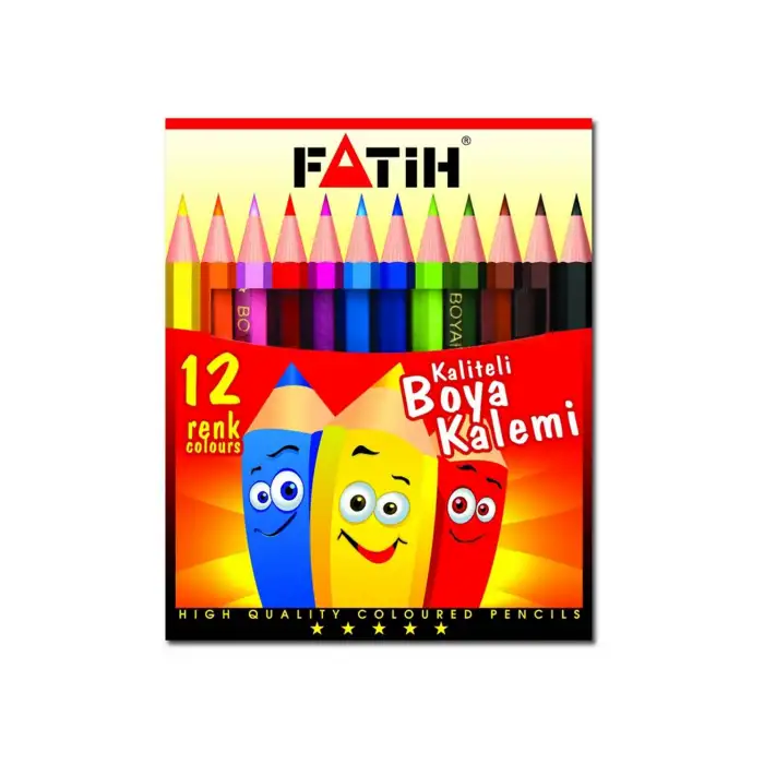 FATİH KURUBOYA KALEMİ 12 RENK 33112