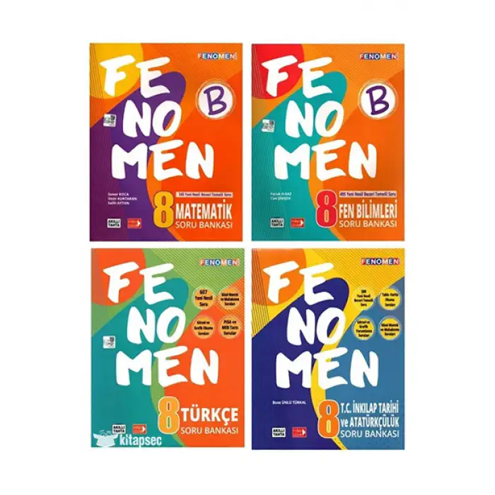 FENOMEN 8.SINIF İNKILAP TARİHİ VE ATATÜRKÇÜLÜK SORU BANKASI