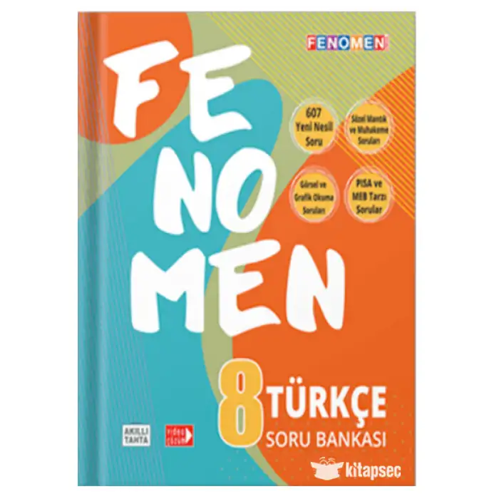 FENOMEN 8 TÜRKÇE B SORU BANKASI