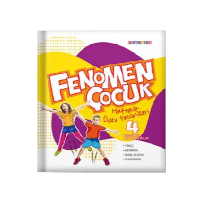 Fenomen Kitap 4. Sınıf Haftalık Ödev Fasikülleri Fenomen Çocuk