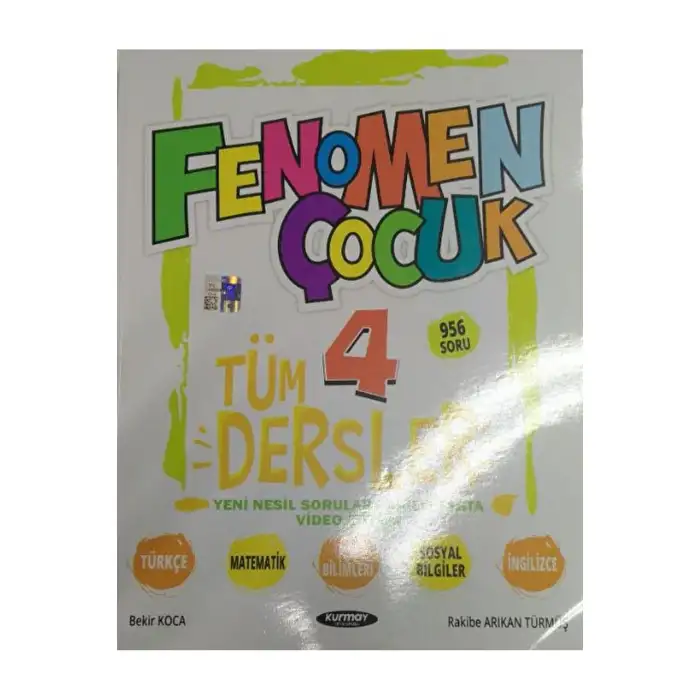 Fenomen Kitap Fenomen Çocuk 4. Sınıf Tüm Dersler Yeni Nesil Soru Bankası
