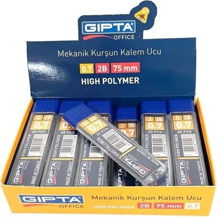 GIPTA 75MM 2B 07MM KALEM UCU 20Lİ