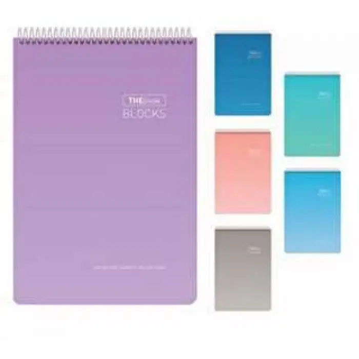 GIPTA BLOKNOT THEBOOK BLOCKS 17X24 SPİRALLİ SERT KAPAK 100 YP. ÇİZGİLİ 5524