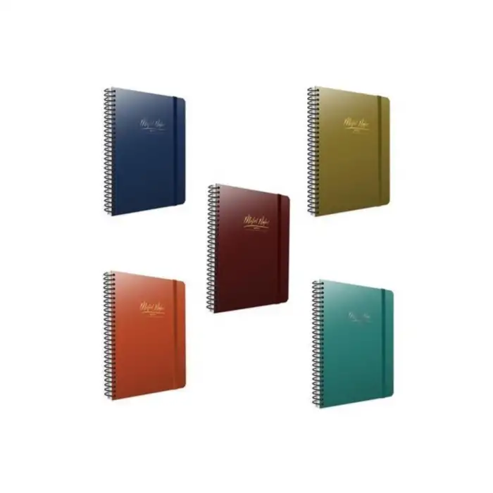 GIPTA DEFTER METAL NOTES A4 SPİRALLİ PP KAPAK 100 YP. KARELİ 4472