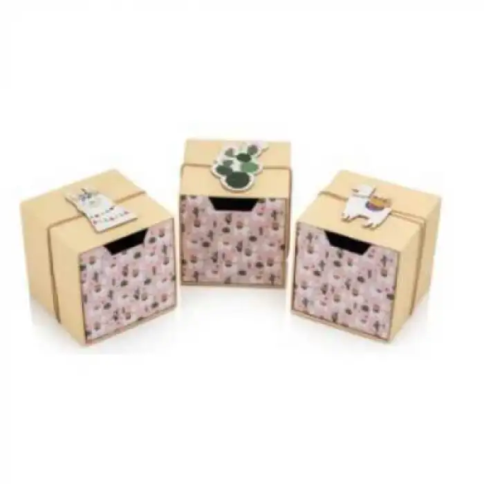 GIPTA KUTU LLAMA KÜP ÇEKMECELİ NO:1