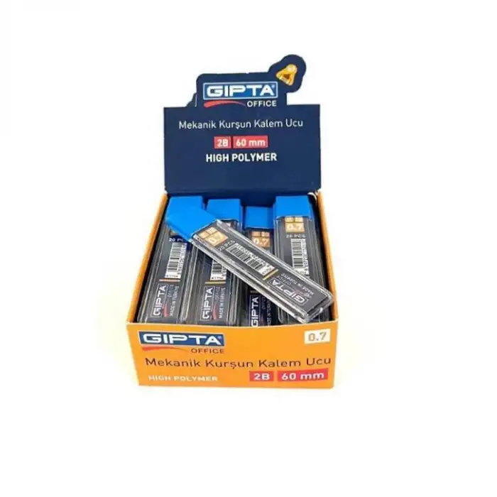 GIPTA MİN 60MM 2B 07 KALEM UCU 12 Lİ TÜP