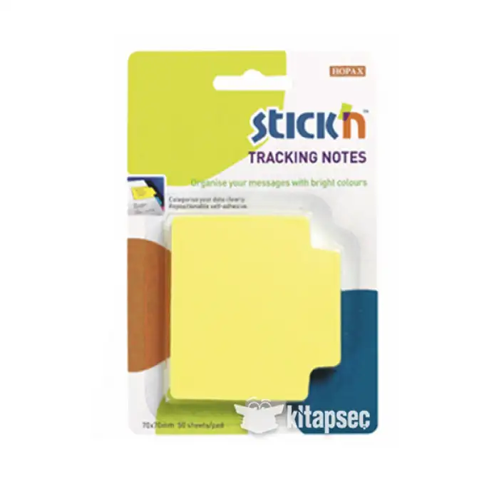 GIPTA STICKN 70X70 TRACKING NOTES NEON SARI YAPIŞKANLI NOTLUK 50 YP.