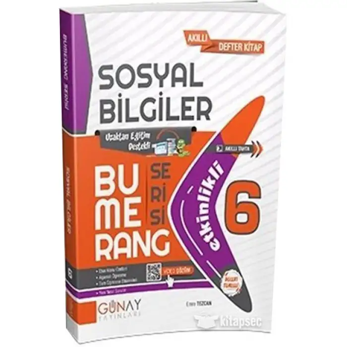 GÜNAY 6. SINIF BUMERANG ETKİNLİKLİ SOSYAL BİLGİLER