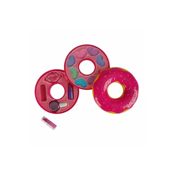 GÜZELLİK SETİ OYUNCAK MAKYAJ DONUT 2 KATMANLI