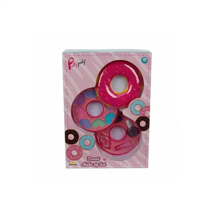 GÜZELLİK SETİ OYUNCAK MAKYAJ DONUT 2 KATMANLI