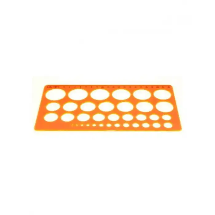 HATAS DAİRE ŞABLONU 1-36mm CETVELLİ