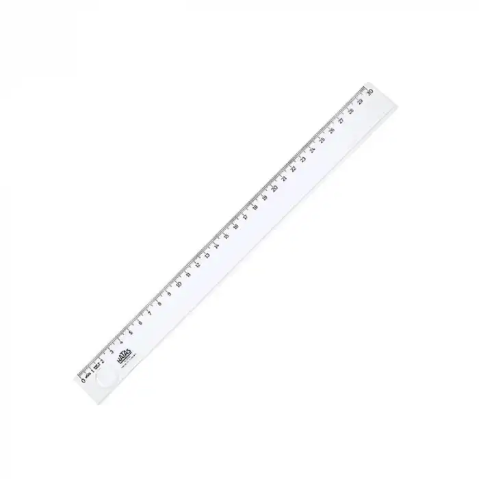 HATAS MERCEKLİ PLASTİK CETVEL 30 cm