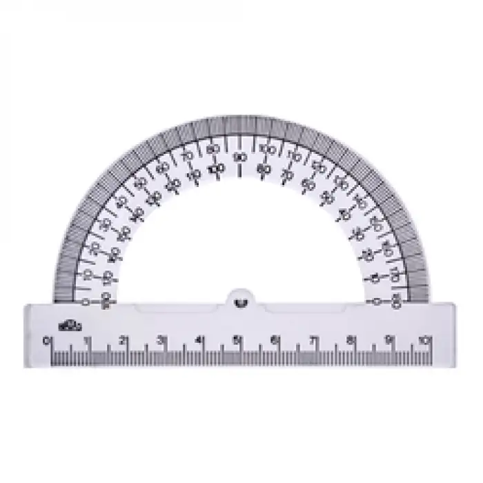 HATAS PLASTİK MİNKALE 10 CM (YARIM DAİRE-DERECE)