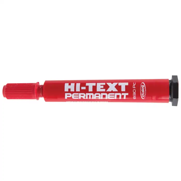 Hi-Text Kesik Uç Marker Kirmizi
