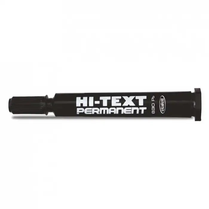 HI-TEXT YUVARLAK UÇ MARKER SİYAH 830PB