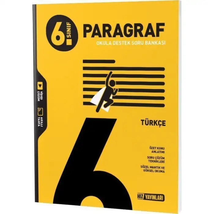 HIZ 6. Sınıf Türkçe Paragraf Soru Bankası