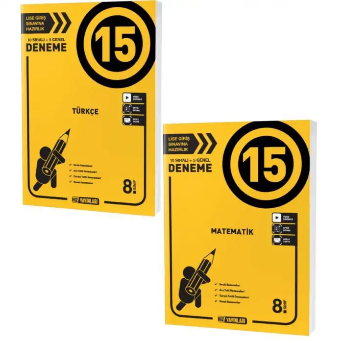 HIZ 8 MATEMATİK 15 Lİ DENEME