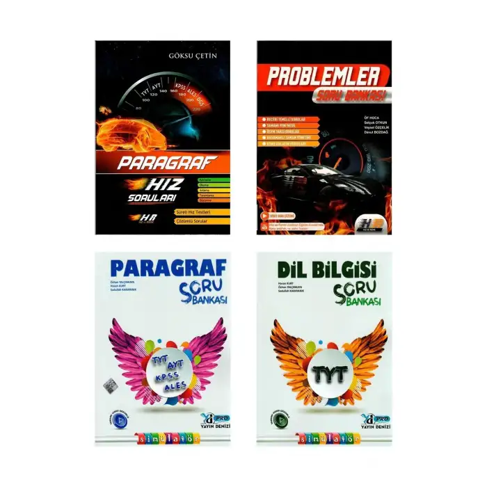 HIZ VE RENK YAYINLARI AYT - TYT PARAGRAF SORU BANKASI