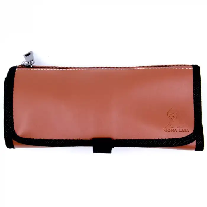 Kalemlik Mona Lisa Fermuarlı Rulo Deri