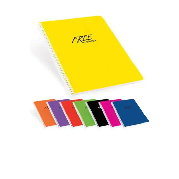 KESKİN COLOR A5 SPİRALLİ PP KAPAK KARELİ DEFTER 80 YP.