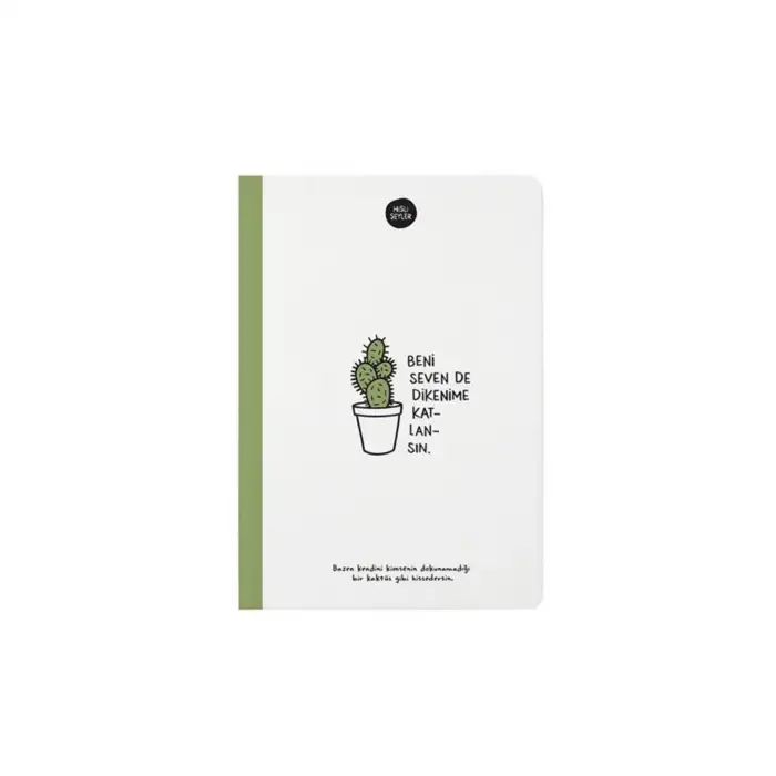 KESKİN DEFTER 64YP ÇZG. BENİ SEVEN DİKENİME KATLANSIN