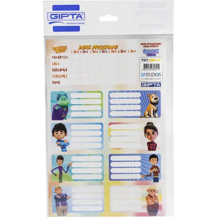 KESKİN TEK RENK ETİKET KIRMIZI 3LÜ