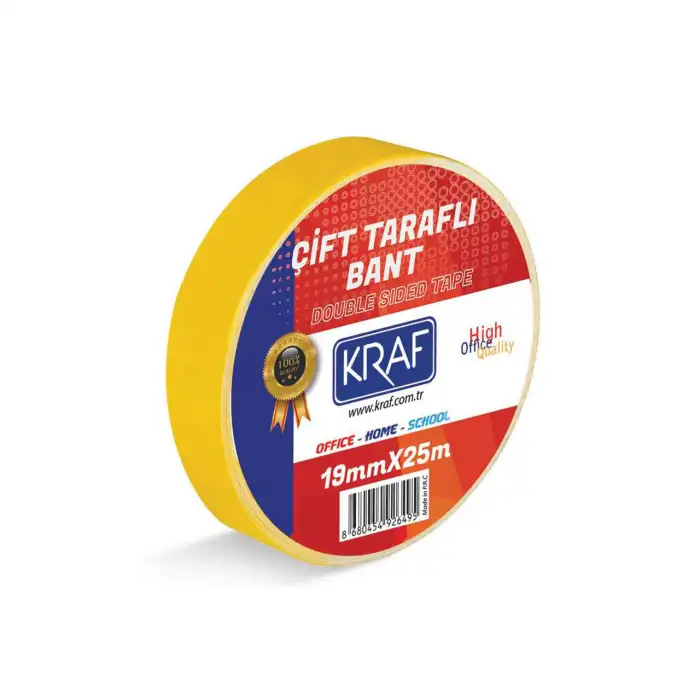 KRAF ÇİFT TARAFLI BANT 19MMX25M 2519G