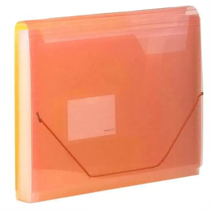 KRAF KÖRÜKLÜ DOSYA 13 CEP LASTİKLİ F4302 TURUNCU