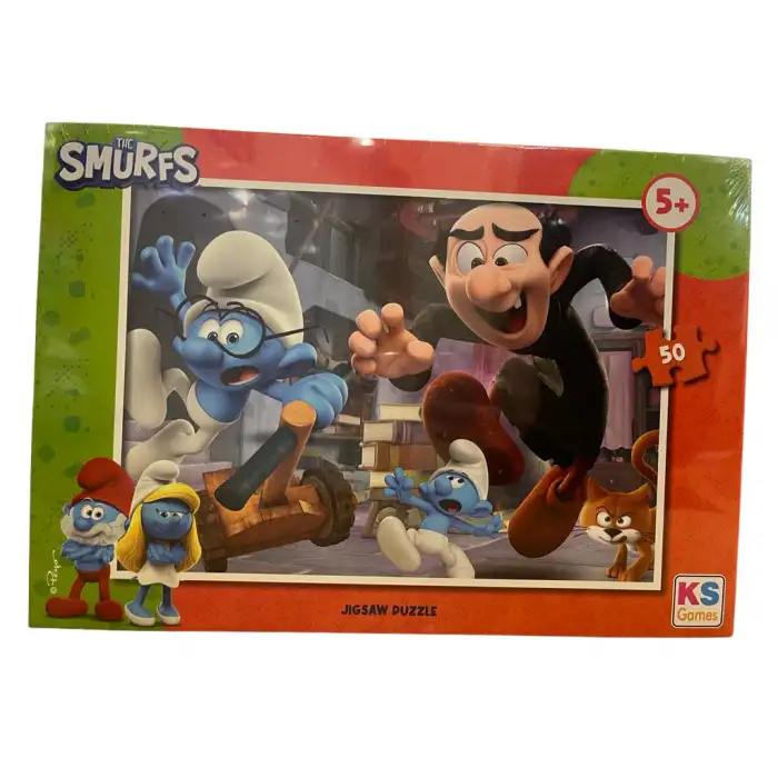 KS GAMES PUZZLE SMURF FRAME 50 PRÇ
