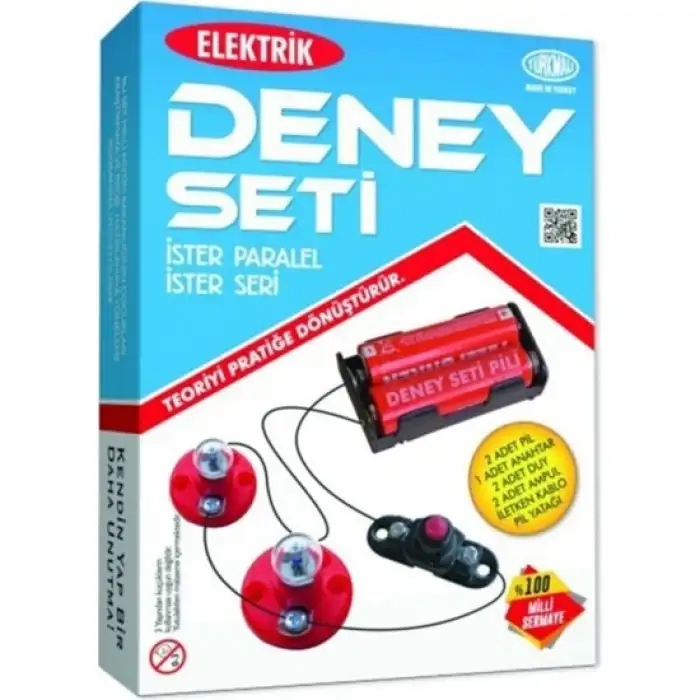 KUMTOYS AHŞAP ELEKTRİK DENEY SETİ