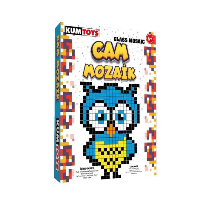 KUMTOYS CAM MOZAİK YAPIŞTIRMA