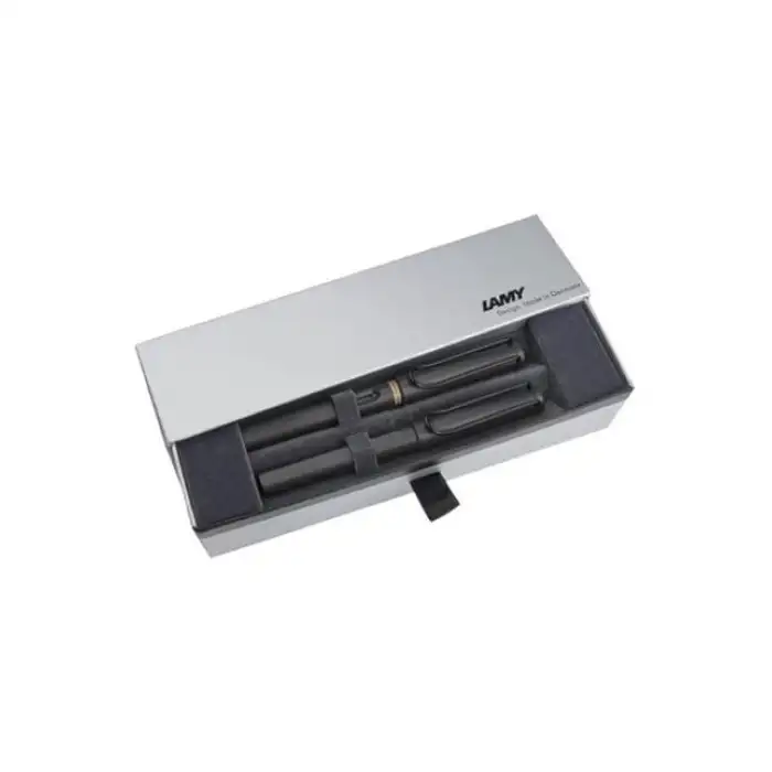 LAMY SAFARİ MAT SİYAH DOLMA KALEM+ROLLER KALEM 17-M/317