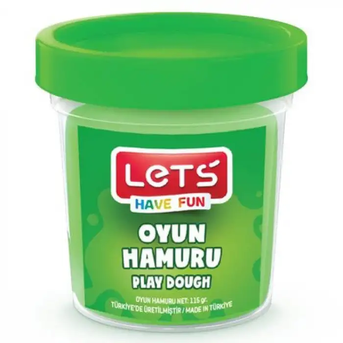 LETS OYUN HAMURU 115GR YEŞİL