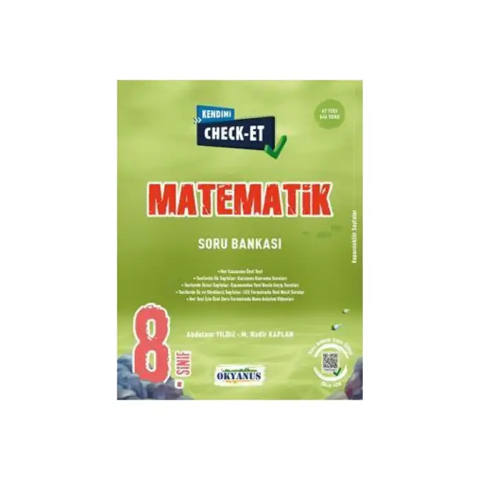 LGS 8. Sınıf Kendini Check - Et Matematik Soru Bankası Okyanus Yayıncılık