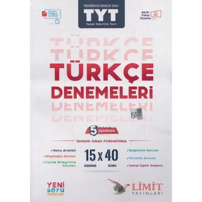 LİMİT TYT TÜRKÇE DENEME 15X40