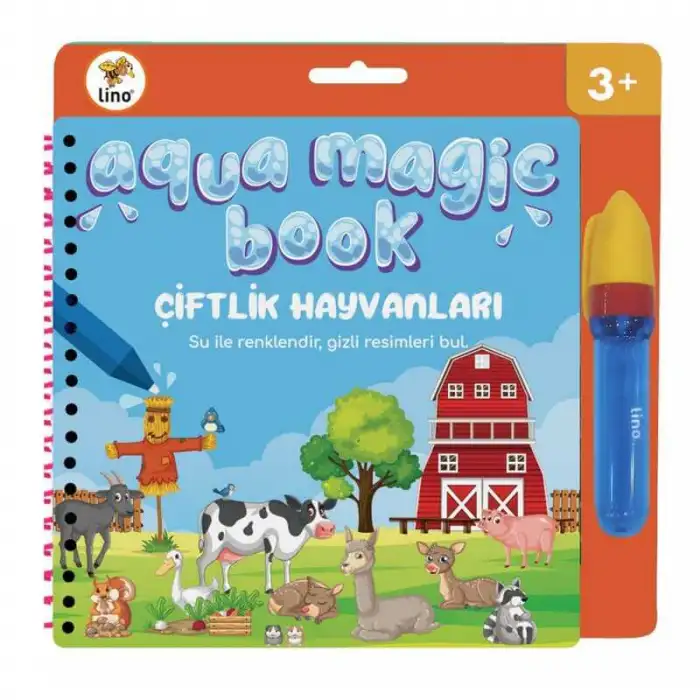 LINO AQUA MAGIC BOOK ÇİFTLİK (SİHİRLİ BOYAMA KİTABI)