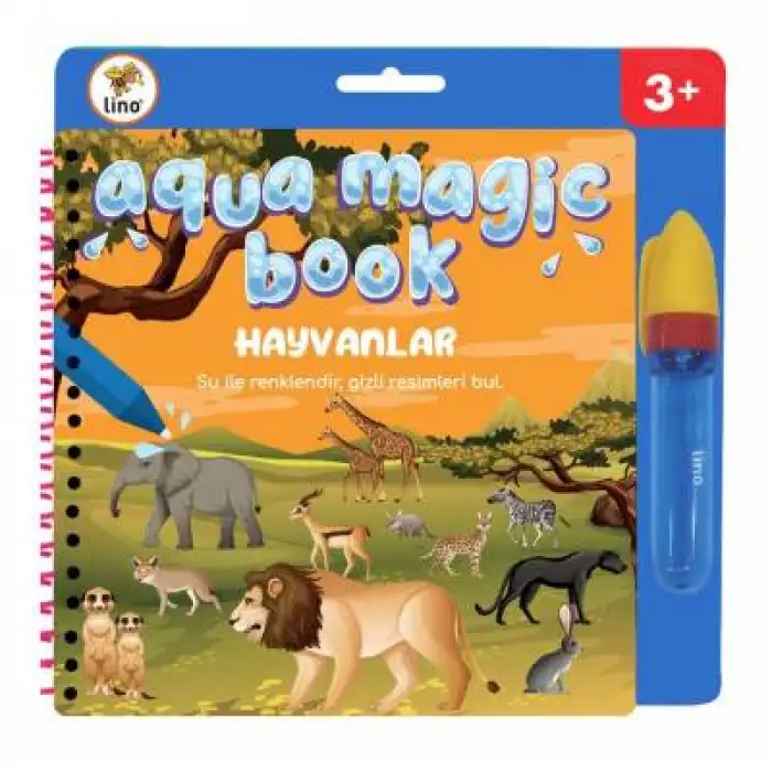 LINO AQUA MAGIC BOOK HAYVANLAR (SİHİRLİ BOYAMA KİTABI)