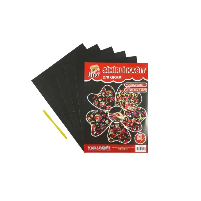 LİNO SİHİRLİ KAĞIT 5 Lİ 270GR. 20*30CM