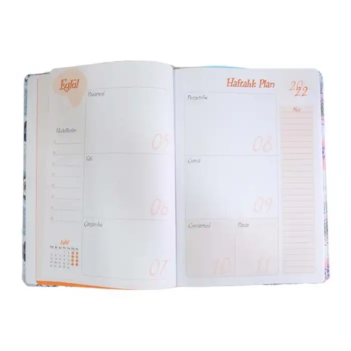 LİZ AJANDA 17x24 HAFTALIK AKADEMİK AJAKD