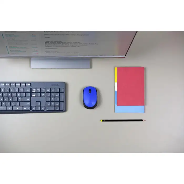 LOGITECH M171 WIRELESS MAVİ MOUSE 910-004640