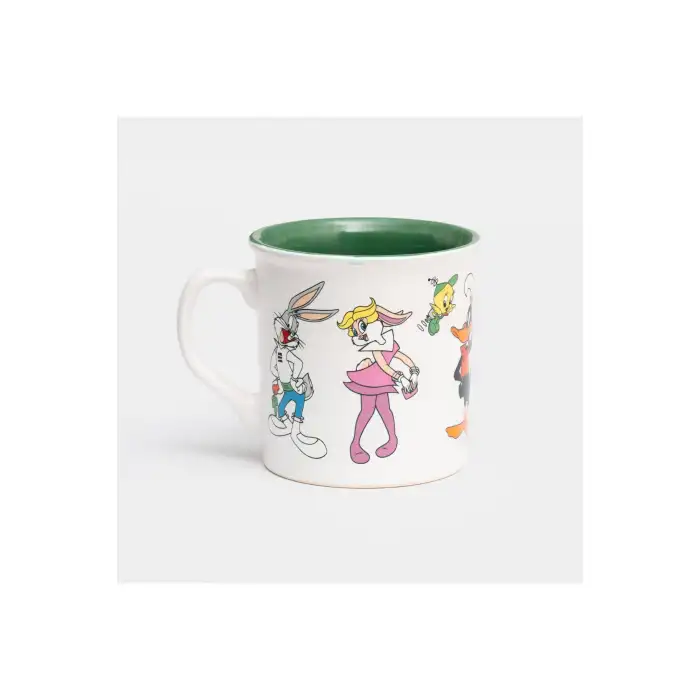 MACMUG 380900 WB100 AMSTERDAM MUG THE JETSONS İÇ KISMI YEŞİL DIŞI KREM SERAMİK KUPA