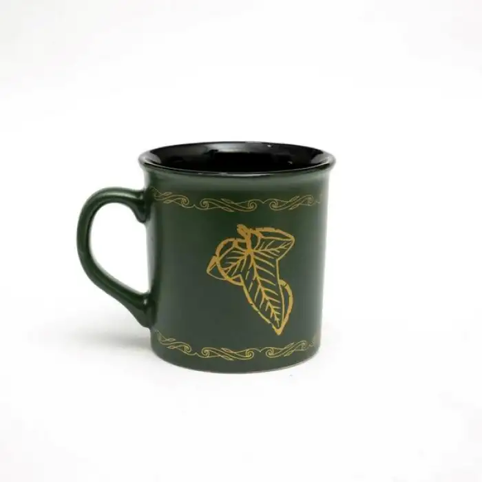 MACMUG 380931 LOTR AMSTERDAM MUG LOREIN LEAF İÇİ SİYAH DIŞI YEŞİL SERAMİK KUPA