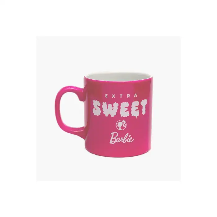 MACMUG 381174 BARBIE MUG EXTRA SWEET PEMBE-BEYAZ SERAMİK KUPA