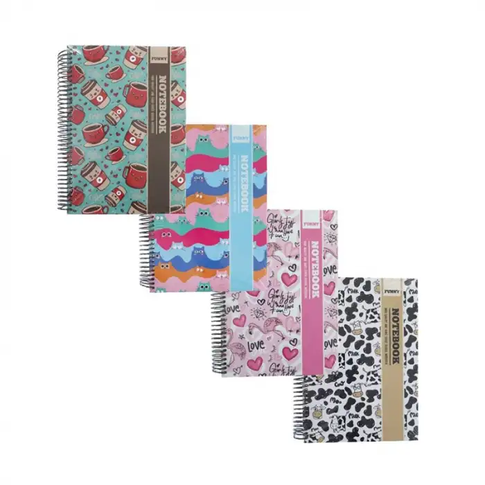 MİKRO OKUL DEFTERİ 17x24 FUNNY 120YP KARE