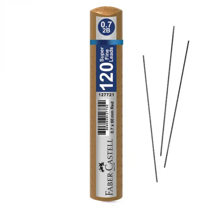 MIN GRIP 0.7 2B 60MM, 120LI METALİK