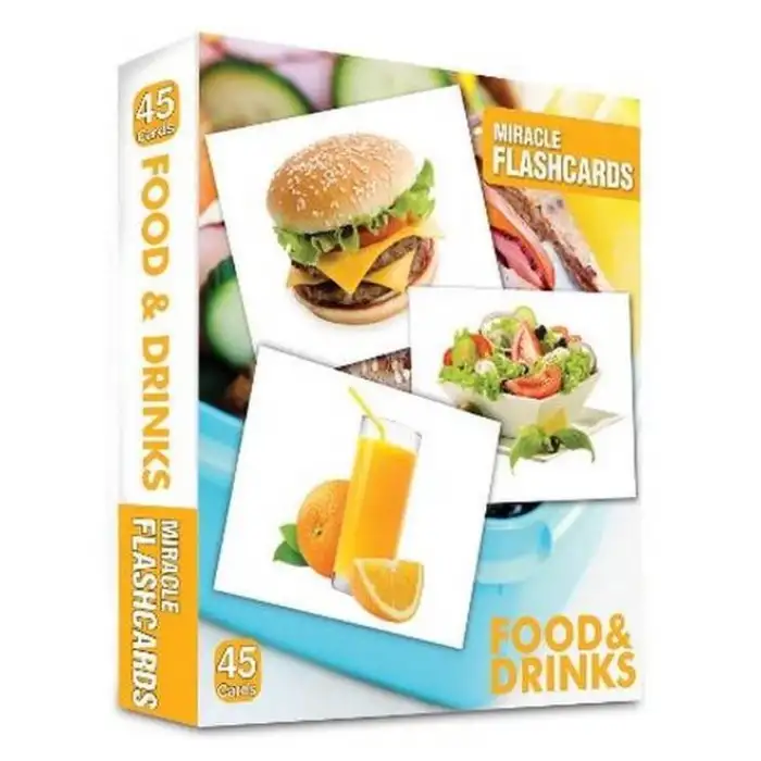 MIRACLE FLASHCARDS FOOD AND DRINK