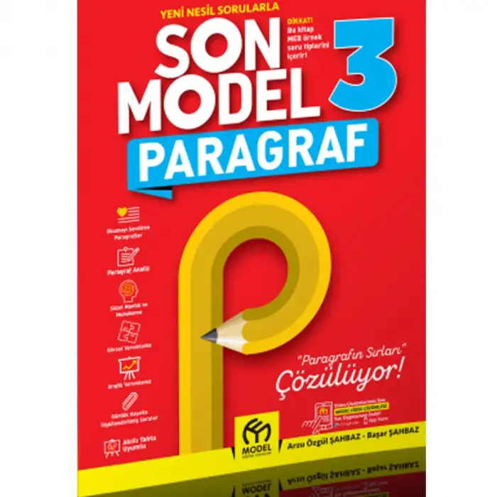 MODEL 3 PARAGRAF SORU BANKASI