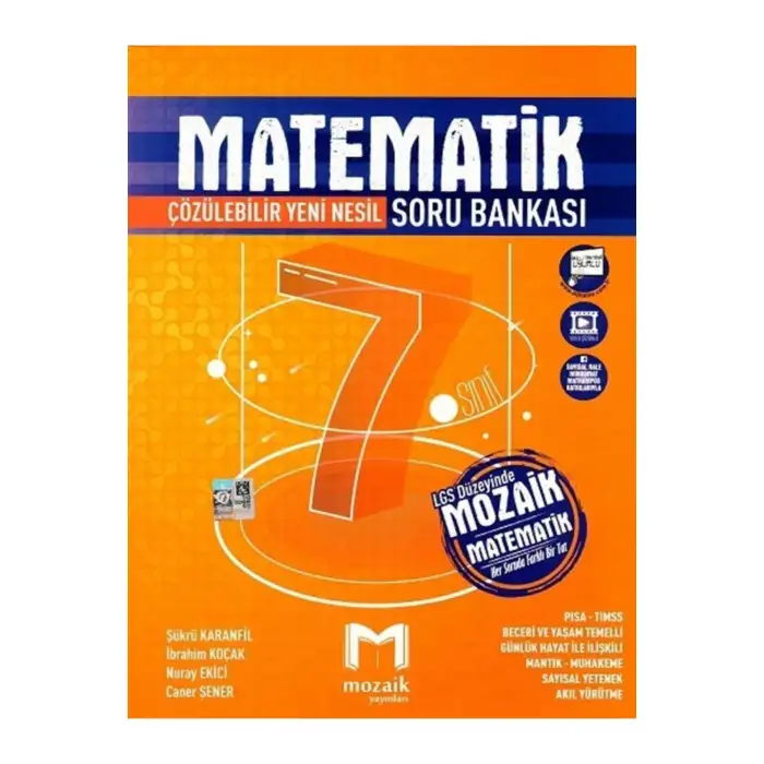 MOZAİK 7.SINIF SORU BANKASI MATEMATİK 2022-2023